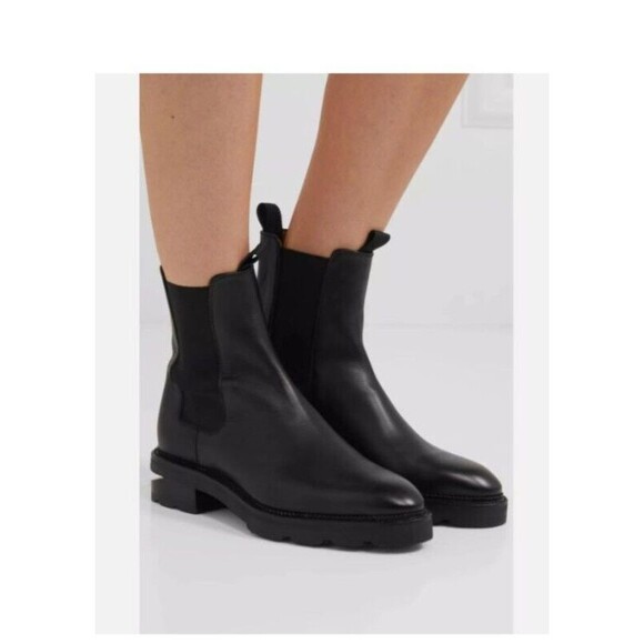 Alexander‎ Wang Chelsea Boots Booties  Size 38/7 Andy Black Biker Leather - Picture 15 of 15